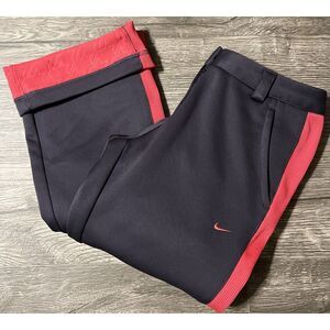 Nike Golf Women's Fleece Lined Boot Cut Gray/Hot‎ Pink Pants Size 2(25x29)